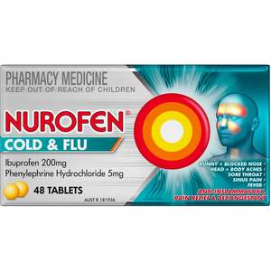 Cough Cold: Nurofen Cold and Flu Tablets PE 48s