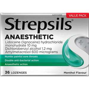 Strepsils Plus Anaesthetic Lozenges 36s