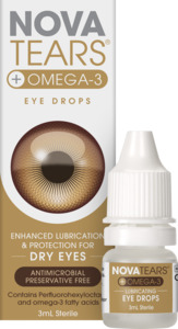 Novatears + Omega-3 Eyedrops 3ml
