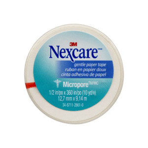 Bandages Plasters Supports: Nexcare Micropore Paper 530P 12 .7mm x 9.1m