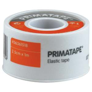Bandages Plasters Supports: Primatape Elastic Tape 2.5cmx1m