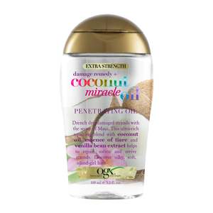 Hair Treatments: OGX Coconut Miracle Extra Strength Penetrating Oil 100ml