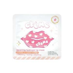 Masks Peels: The Crème Shop Repairing Hydrogel Lip Mask Vitamin E & Shea Butter 4g