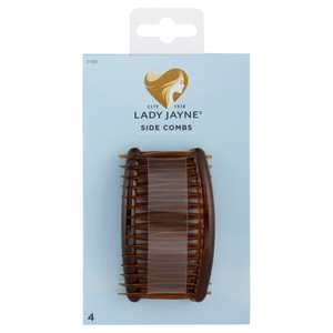 Lady Jayne Side Comb Shell 4pcs