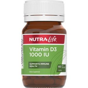 Nutra-Life Vitamin D Plus Capsules 60s