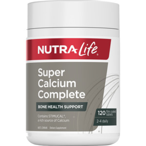 Bone Joint Health: Nutra-Life Super Calcium Complete Tablets 120s