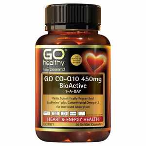 GO Healthy GO CO-Q10 450mg BioActive 1-A-Day Capsules 30s
