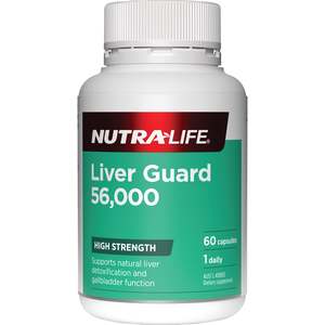 Vitamins Mineral Digestive Health: Nutra-Life Liver Guard 56,000 Plus Boldo Capsules 60s