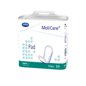 Bladder Control Incontinence: Molicare PADS 3 UNISEX 28pk