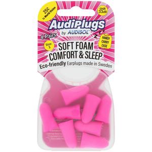 Audiplugs Soft Foam Comfort & Sleep 4pr