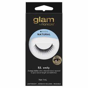 Glam by Manicare Natural Mink Lashes - 52. emily