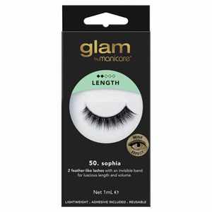 Make Up Accessories False Eyelashes: Glam by Manicare Length Mink Lashes - 50. sophia