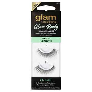 Make Up Accessories False Eyelashes: Glam by Manicare Glam Ready Pre-Glued Lashes - Length 78. heidi