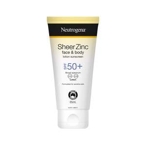 Neutrogena Sheer Zinc Body Ltn SPF50+ 85ml