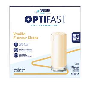 Optifast VLCD Milk Shake Vanilla 53g 12pk