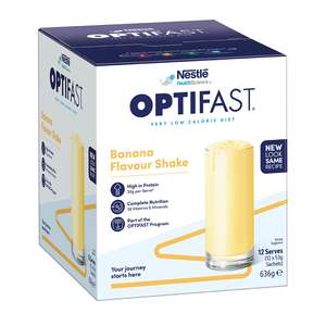 Weight Management Supplements: Optifast VLCD Shake Sachets Banana 12pk