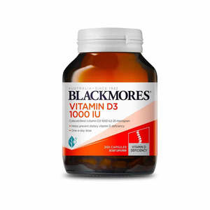 Blackmores: Blackmores Vitamin D3 1000IU Capsules 200s