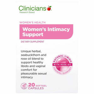Clinicians Women's Intimacy Support Capsules 20s