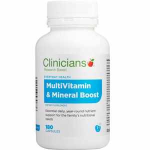 Clinicians Multivitamin & Mineral Boost Capsules 180s