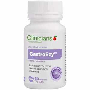 Clinicians: Clinicians Gastroezy Chewable Vege Tablets 60s