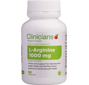 Clinicians L-Arginine 1000mg Tablets 90s