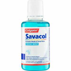 Colgate: Colgate Savacol Mouthwash Fresh Mint 300ml