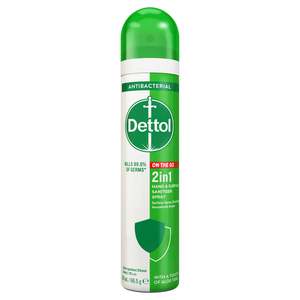 Dettol 2 in 1 Sanitizer Spray 90ml