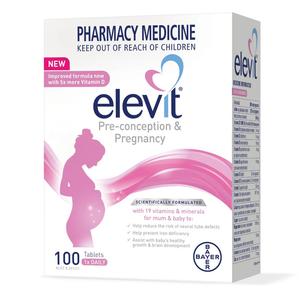 Elevit Pregnancy Vitamin D Tabs 100s