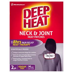 Mentholatum Deep Heat Neck & Joint Patch 2pk