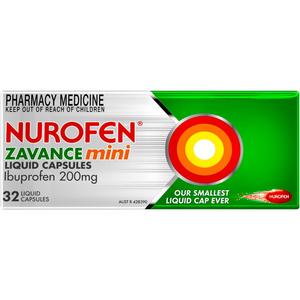 Nurofen Zavance Mini Liquid Capsules 32s