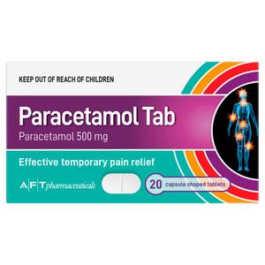 AFT Paracetamol 500mg Tablets 20s