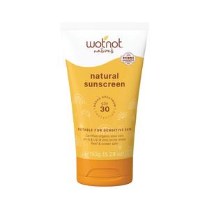 Sun Protection Tanning Sun Protection: Wotnot Natural Sunscreen for Family SPF30 150g