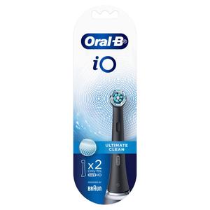 Toothbrushes: Oral B IO Refill Ultimate Clean Black 2pk