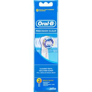 Toothbrushes: Oral B EB17 Precision Clean Refill White 2pk