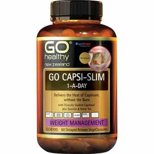 Weight Management Supplements: GO Healthy GO Capsi-Slim 1-A-Day VegeCapsules 60s
