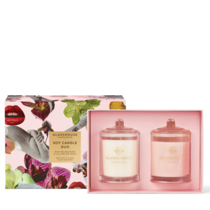 Glasshouse Candle Duo Raidance in Bloom & Velvet Rhapsody 2pcs