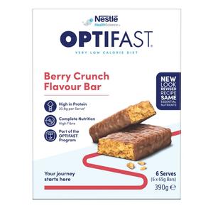 Weight Management Supplements: Optifast VLCD Bars Berry Crunch 6pk