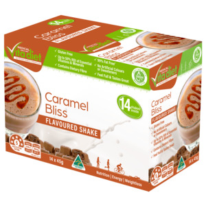 Weight Management Supplements: Vita Diet Caramel Bliss Shakes 14pk