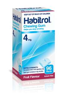Habitrol Gum Fruit 4mg 96pk