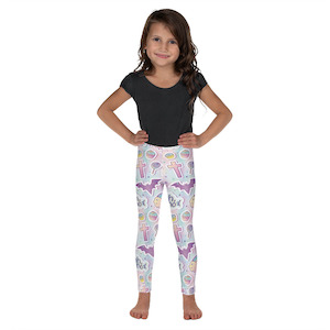 Autumn Rain Collection: Spooky Cute Pastel Kid’s Leggings