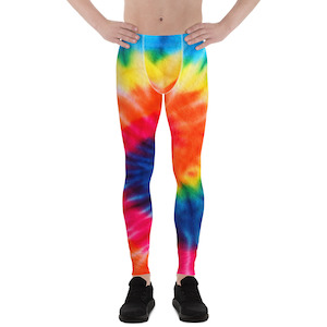Autumn Rain Collection: Tie Dye Men’s Leggings