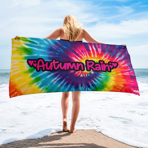 Products: Autumn Rain Beach Towel
