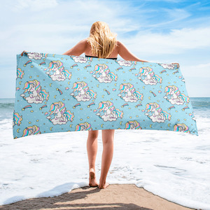 Dreamy Unicorn Beach Towel