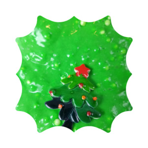 Fluffy Slime: Kiwi Christmas Fluffy Slime