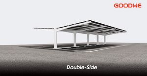 Solar: Double Sided Solar Power Car Port