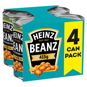 Canned Goods: Heinz Beanz Can 415g -  4 Pack