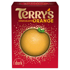 Confectionery: Terry's Chocolate Orange DARK Chocolate Ball 145g
