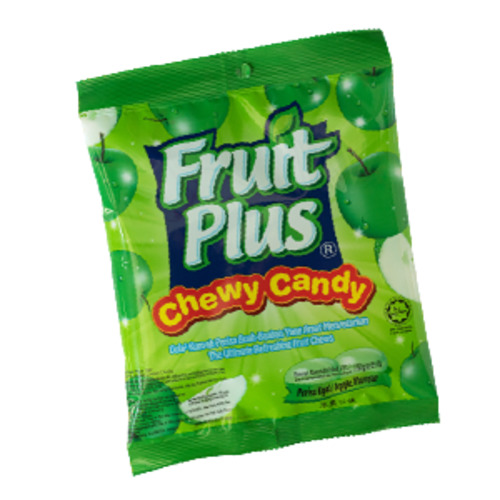 Confectionery: Fruit Plus Chewy Candy Apple 150g