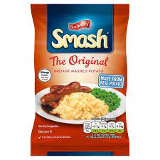 Cooking Sauces Gravy: Smash Original Mashed Potato Mix 176g