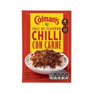 Cooking Sauces Gravy: Colman's Casserole Mix Chilli Con Carne 50g